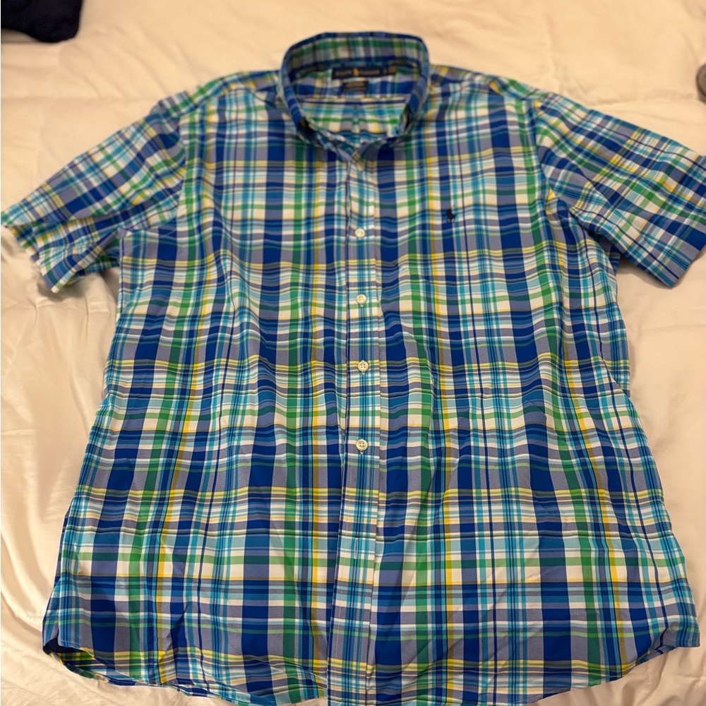 Ralph Lauren Multicolor Plaid Button Down Shirt